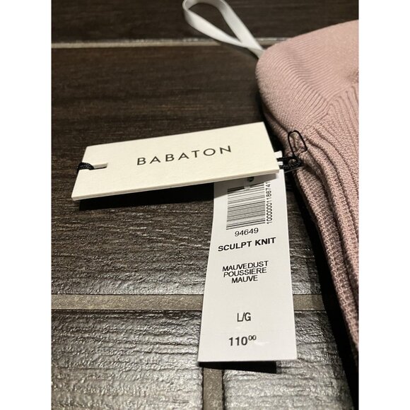 NWT Aritzia Babaton Sculpt Knit Criss Cross Mini Dress Womens Size Large - Picture 3 of 5